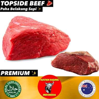 DAGING TOPSIDE PAHA SAPI 1 KG AUSTRALIA/DAGING TOP SIDE IMPORT/TOPSIDE PAHA BELAKANG/ TOPSIDE 1KG/ P