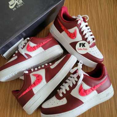 Air Force 1 Low '07 SE Love For All Valentine Valentine's Day || triple all white black brown flax