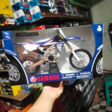 harga Diecast miniatur motor trail Yamaha 1:6 besar motocross offroad 