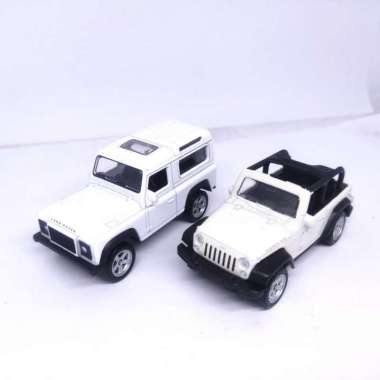 DIECAST MINIATUR MOBIL Jeep Wrangler Rubicon LAND ROVER DEFENDER