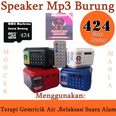 PLUS REMOTE!! 424 ISIAN SPEAKER MASTERAN BURUNG SPEAKER MP3 BURUNG SPEAKER BURUNG MONCER MANIA
