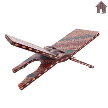 Kayu Batik Stand Buku - Kitab - Al Qur'An Merah JL006