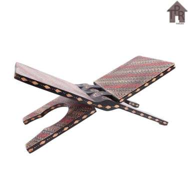 Kayu Batik Stand Buku - Kitab - Al Qur'An Hitam JL001