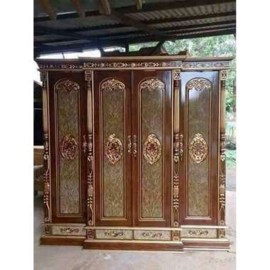 Mebel Jati Produksi Jepara Lemari Pakaian Kayu Jati Ukir Jepara
