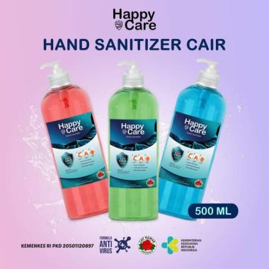 Hand Sanitizer Cair Pump 500ml Lemon (Biru)