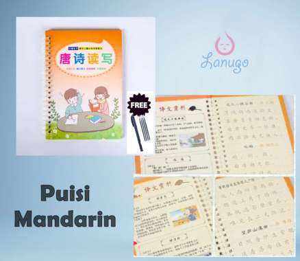 Buku Belajar Menulis Huruf Dan Angka + Free Pen & Refill PAUD Anak TK / Preschool Nursery Activity B