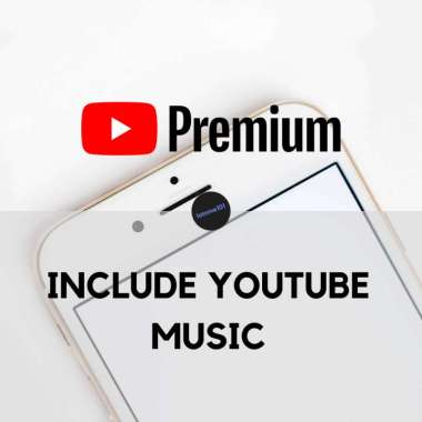 Youtube Premium +Music 1, 2, 4 Bulan (Murah/Legal/Garansi) 3 BULAN