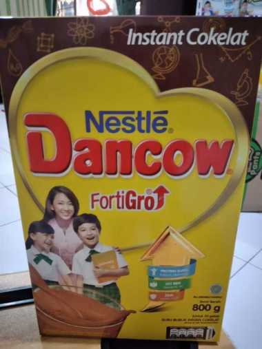 Promo Harga Dancow FortiGro Susu Bubuk Instant Cokelat 800 gr - Blibli