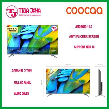COOCAA 43S7G 43 INCH SMART ANDROID 11 LED T DIGITAL NEW 43S7G S7G