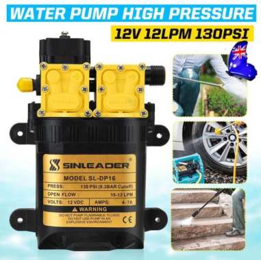 Pompa Steam Motor Mobil SINLEADER SL-DP16 Double Pump JET 130PSI Murah