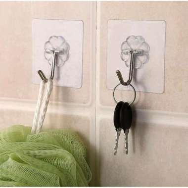 Gantungan Hook Magic Tempel Gantungan Baju Gantungan Kamar Mandi WC