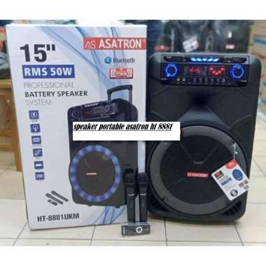 HT 8881 UKM Speaker Wireless Meeting Portable Asatron 15 Inch