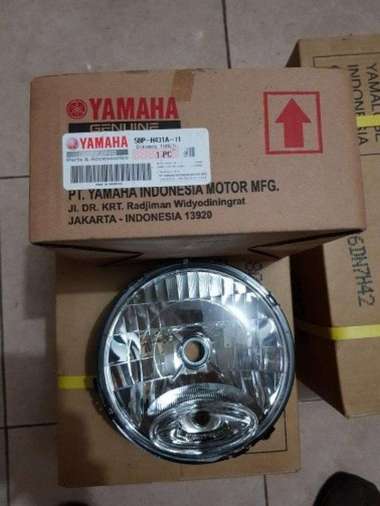 Lampu Depan Scorpio Asli Yamaha / Reflektor Scorpio Ori Ygp - Chrome