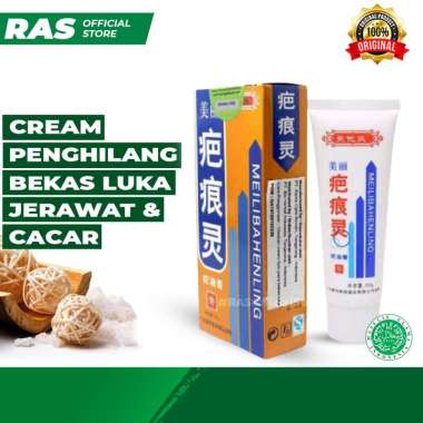 Penghilang Bekas Luka Hitam Koreng Meilibahenling Nutritive Cream Original BPOM