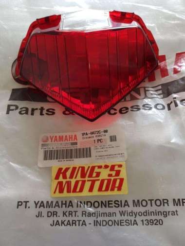 Mika Stop Vixion Nvl/Mika Lampu Belakang Vixion Nvl Asli Yamaha - Merah
