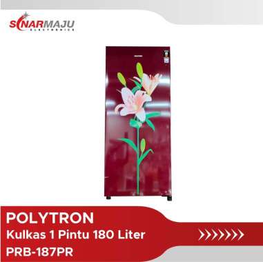 Kulkas 1 Pintu Polytron 180 Liter PRB-187PR PRB187