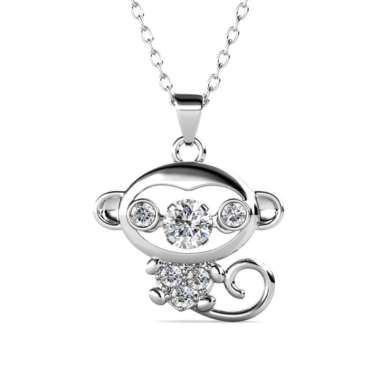 12 Dancing Zodiac Pendant - Kalung Crystal by Her Jewellery MONKEY