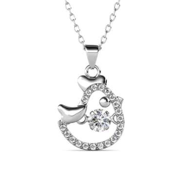 12 Dancing Zodiac Pendant - Kalung Crystal by Her Jewellery ROOSTER