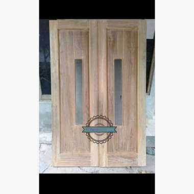 Pintu kupu tarung rumah kayu jati mentahan - pintu untuk rumah simpel