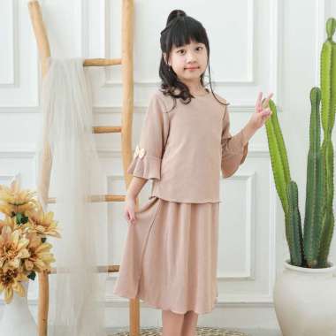 Two Mix Rok Anak Perempuan - Bawahan Anak - Skirt Anak Cewek Usia 1-8 Tahun 4244 8 Pink