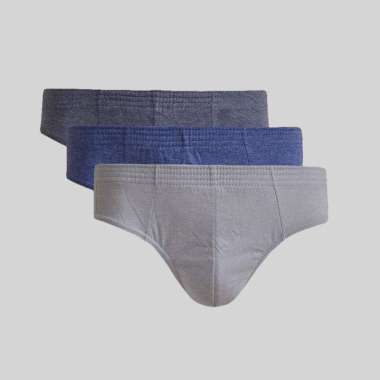 ISI 3 PCS  Celana Dalam Pria SUPER RIDER Brief R321B Multicolour Box 3 in 1  CD Cowo R 321B  Origina