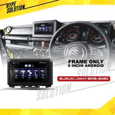 Frame Headunit Android 9 Inchi Suzuki Jimny 2018-2020 Black