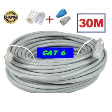 Kabel LAN Belden 30 M UTP RJ45 Cat6 ORIGINAL USA 30 Meter