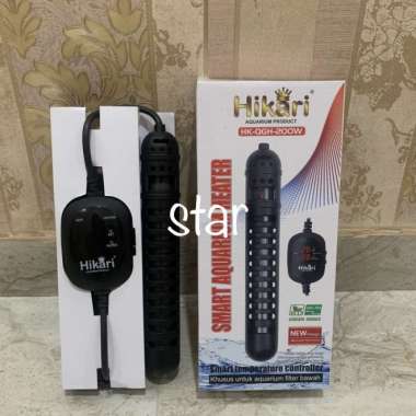 aquarium kolam ikan SMART heater HIKARI QGH auto 200 watt