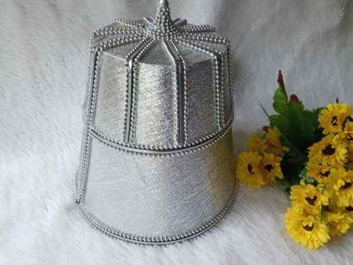 Kuluk Silver Monte Topi Aksesories Pengantin atau Adat Jawa 57