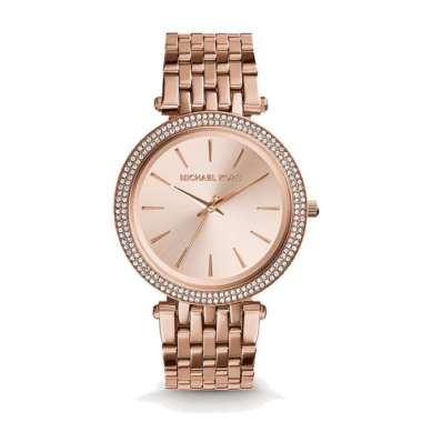 Jam Tangan Wanita Michael Kors Rose Gold Tone Glitz Darci MK3192