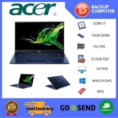ACER SWIFT 5 SF514 TOUCH I7 1065G7 16GB 512SSD MX350 2GB W10+OHS
