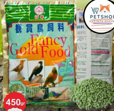 FANCY GOLD SEAWEEDS 450 GR PAKAN BURUNG ANIS POKSAY MURAI DLL