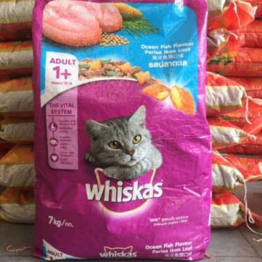 Whiskas 1kg repack makanan kucing dewasa OCEAN FISH