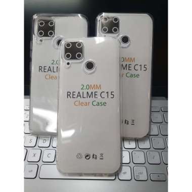 Case Realme C15 C 15 Ultrathin Anti Crack Elegant Softcase Anti Jamur Air Case 2.0mm / Silicone Soft