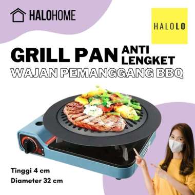Grill Pan BBQ Anti Lengket Wajan Pemanggang Panggangan Barbeque ULTRA GRILL