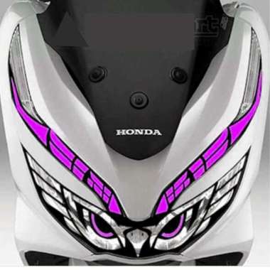 Stiker lampu Honda PCX warna Ungu
