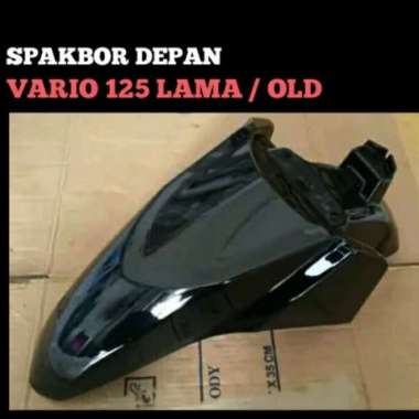 Spakbor Depan Vario 125 Old - Lama / Cover Body Motor Hitam Merk Geronimo