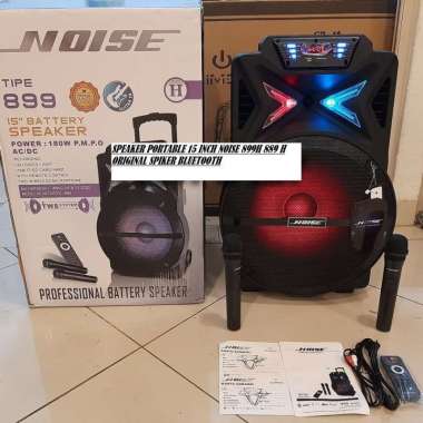 SPEAKER PORTABLE 15 INCH NOISE 899H 889 H ORIGINAL SPIKER BLUETOOTH