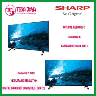 SHARP 60CH1X LED TV 4K HDR 4T C60CH1X SHARP LED TV 60 INCH 4K HDR DIGITAL TV 4TC60CH1X C60CH1X