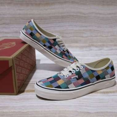 checkered authentic vans