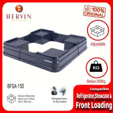 BERVIN Dudukan Mesin Cuci Front Loading BFSA-150 Original BERVIN