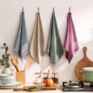 Dekoruma DAMA Handuk Dapur 40x40 cm | Serbet Dapur | Kitchen Towel Mauve