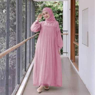 gamis kondangan simple elegan