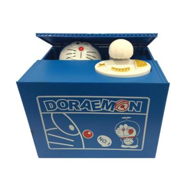 Doraemon Piggy Bank Coin Saving Box Celengan Koin