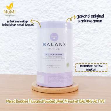 BALANS Active Wild Berries 14 Sachet minuman fiber - Balans Official