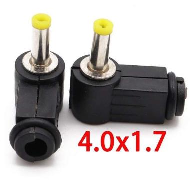Jack DC 4.0x1.7mm plug 90 degree siku Orange Pi DC Power plug welding wire