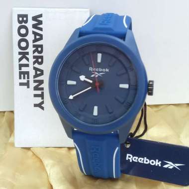Reebok Spindrop RVSPE Rubber Strap Original Jam Tangan Pria Blue
