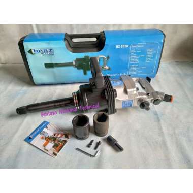 BENZ 1" Air Impact Bor Pembuka Baut Roda Angin Truk Twin Hammer 1 Inch