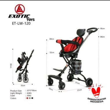 Magic Stroller Exotic ET LW-120 LW120 LW 120 Baby Stroller Abu