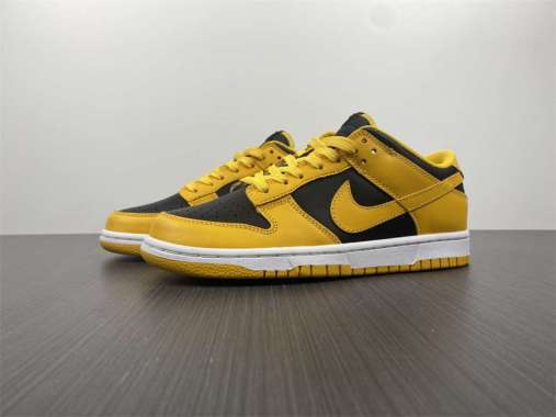 dunk low black yellow